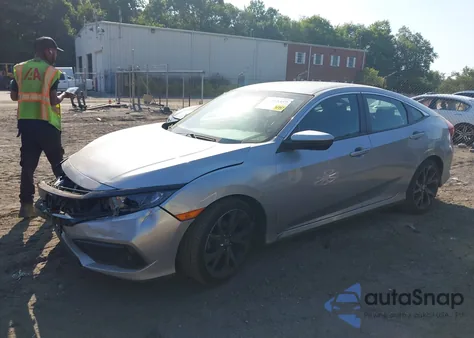 2021 Honda Civic Sport z USA, uszkodzony, nr VIN 2HGFC2F82MH542777